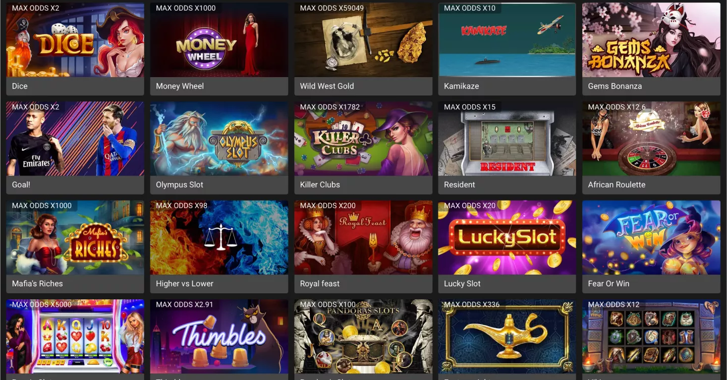 مجموعة مختارة من أفضل ألعاب القمار على موقع WinWin